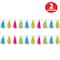 Beistle 8ft. Pink, Green, Turquoise & Yellow Tissue Tassel Garland, 2ct.